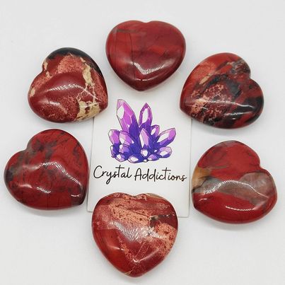 Red Jasper Hearts Small