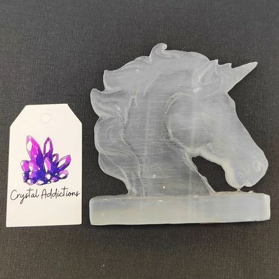 Selenite Unicorn # 138