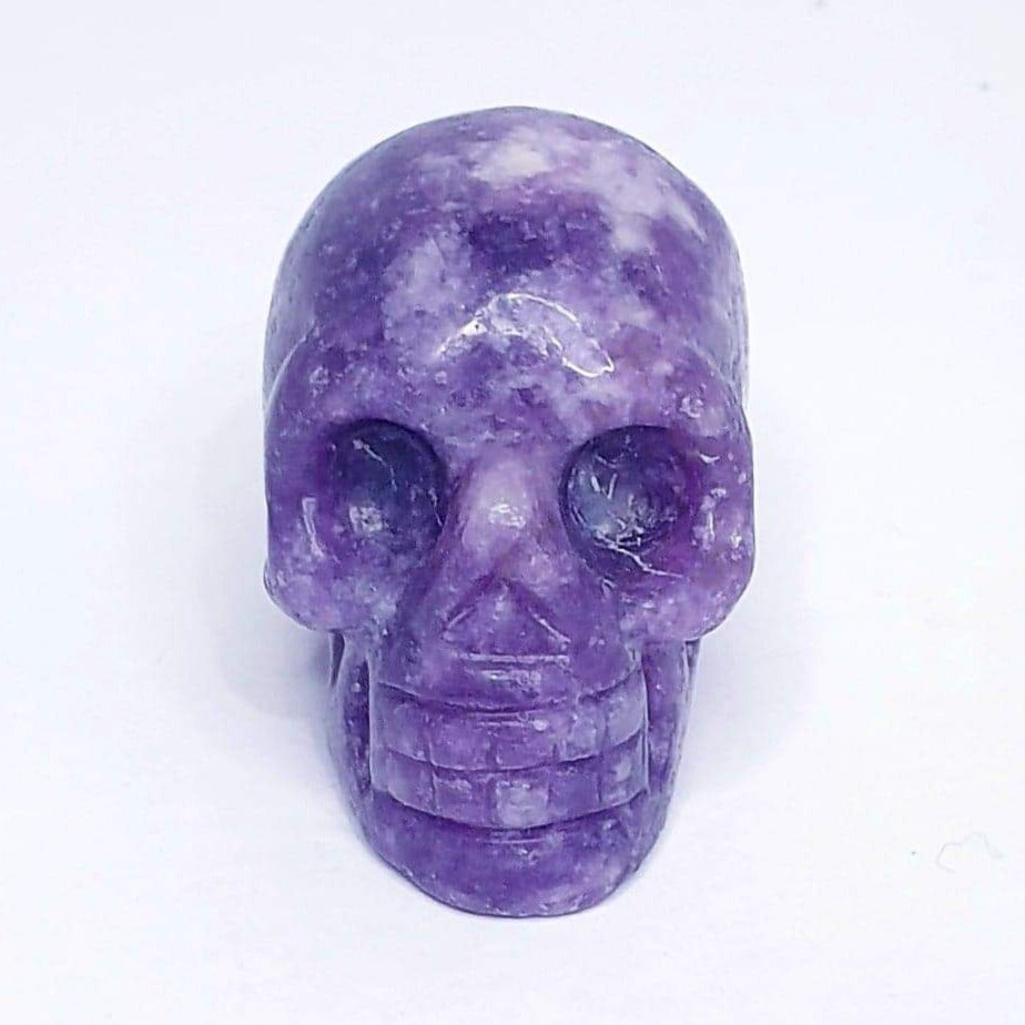 Lepidolite Skull #176