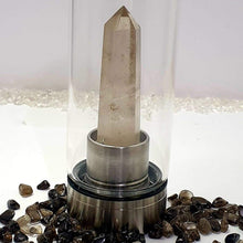 Load image into Gallery viewer, Smoky Quartz Stainless Steel Drink Bottle
