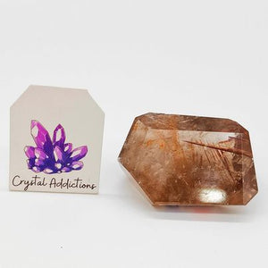 Smoky Quartz Copper Rutile Freeform # 96