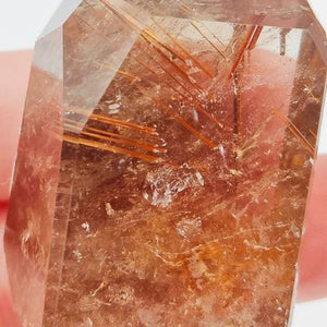 Smoky Quartz Copper Rutile Freeform # 96