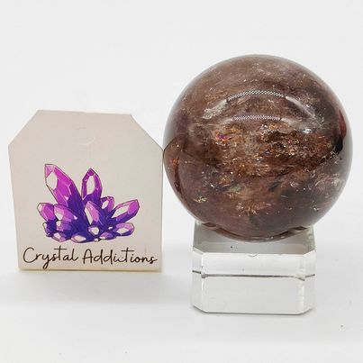 Smoky Quartz Sphere  # 132