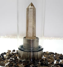 Load image into Gallery viewer, Smoky Quartz Stainless Steel Drink Bottle
