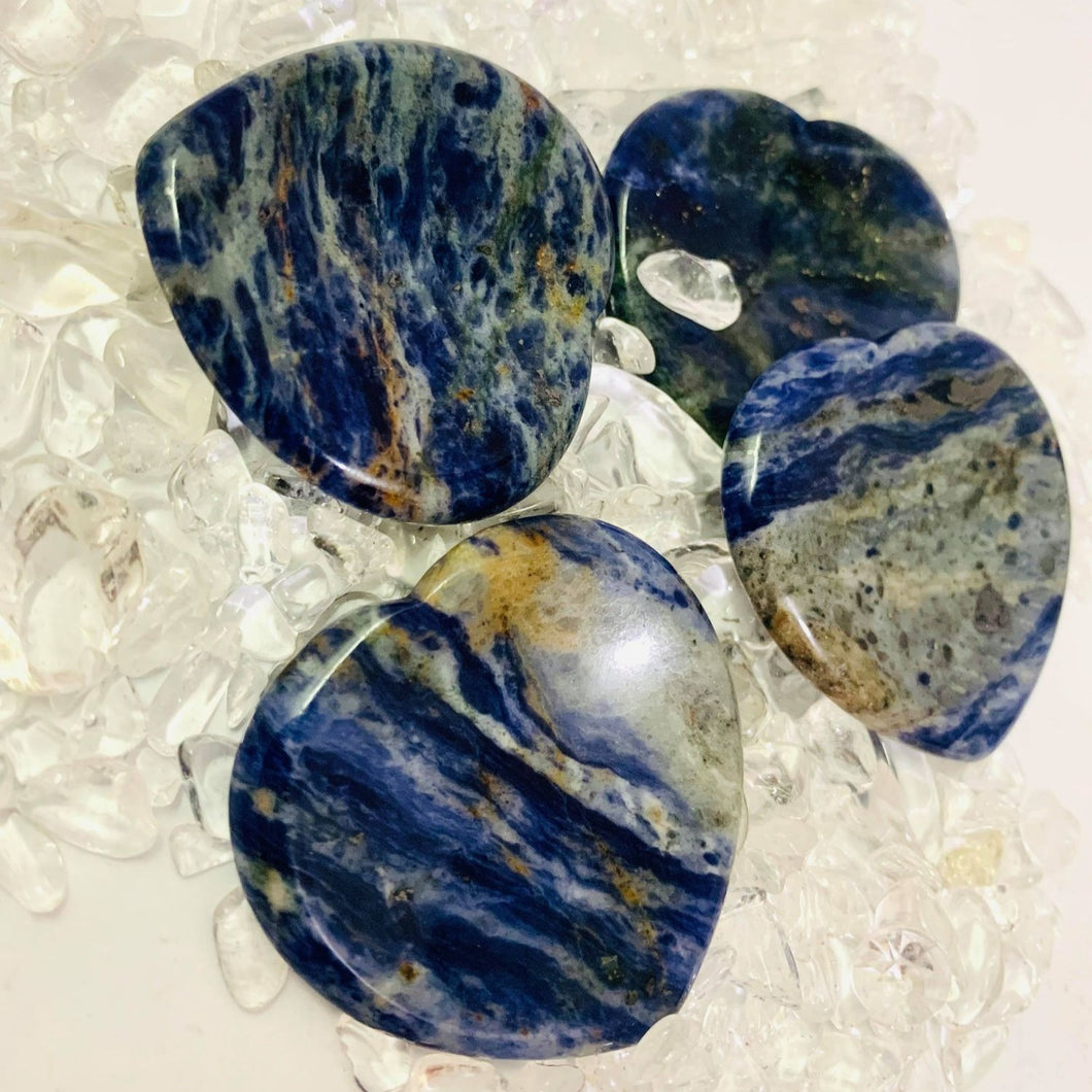 Sodalite Heart Thumbstone