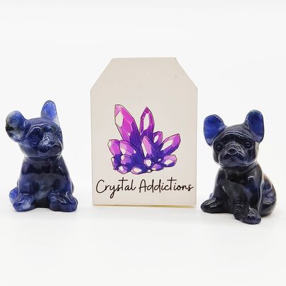 Sodalite Mini French Bulldogs