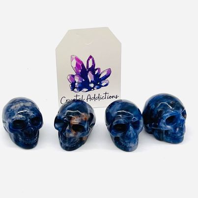 Sodalite Mini Skulls