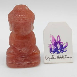 Strawberry Quartz Buddha # 140