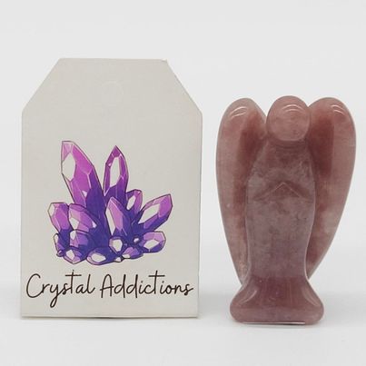Strawberry Quartz Medium Angel # 171