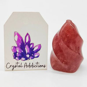 Strawberry Quartz Mini Flame # 145