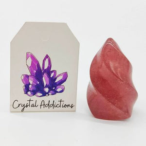 Strawberry Quartz Mini Flame # 180