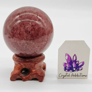 Strawberry Quartz Sphere # 141