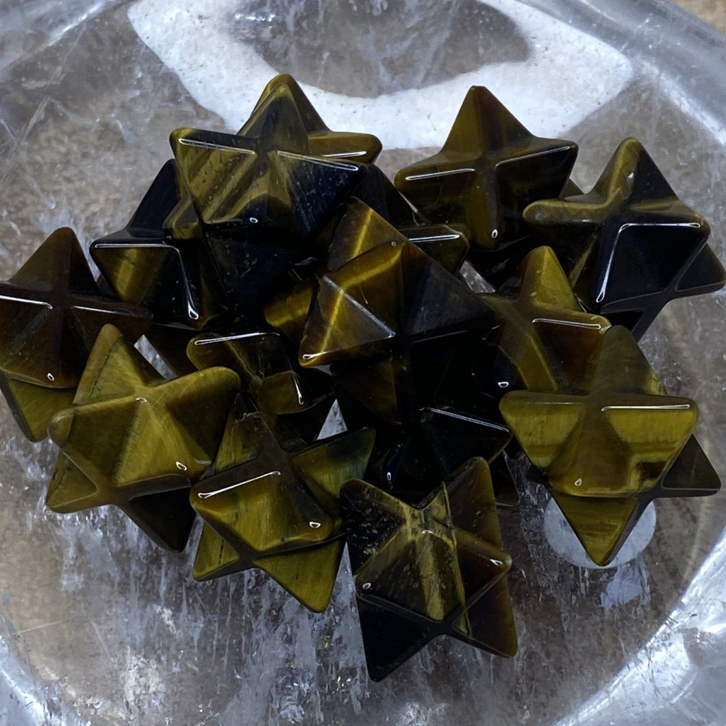 Tiger's Eye Merkaba Small