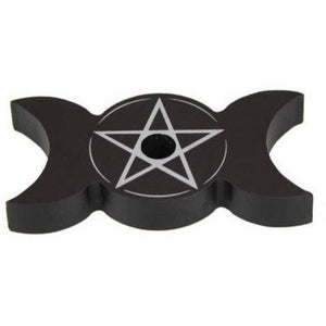 Triple Moon Spell Candle Holder