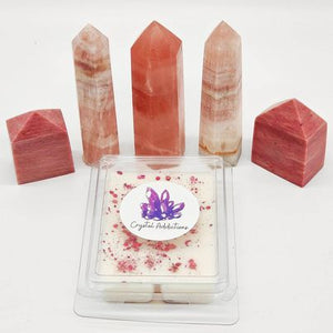 Wax Melts w/Rose Quartz Chips