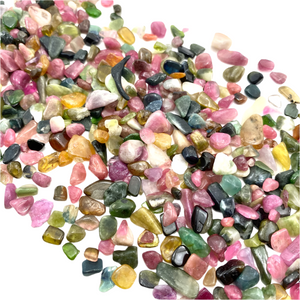 Watermelon Tourmaline Chips