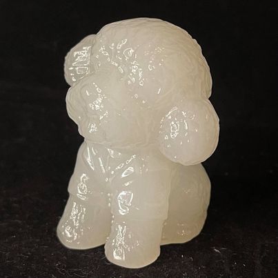 White Jade Poodle # 53