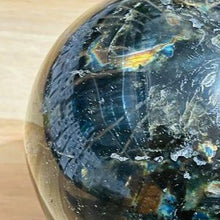 Load image into Gallery viewer, Labradorite Sphere XL # 61
