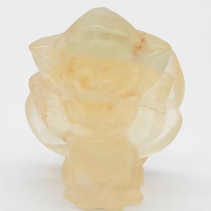 Yellow Fluorite Nine Tail Fox # 136