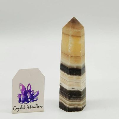 Zebra Calcite Point # 161