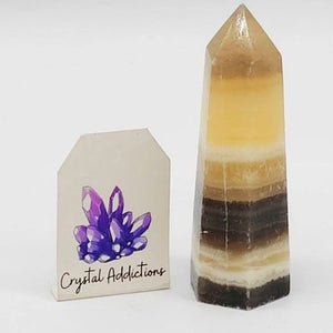 Zebra Calcite Point # 177