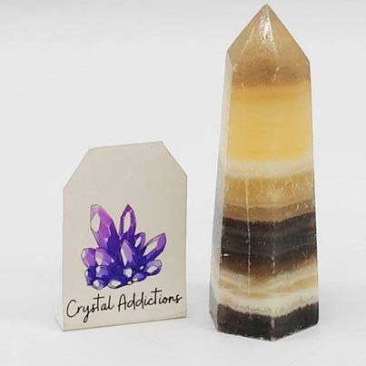 Zebra Calcite Point # 177