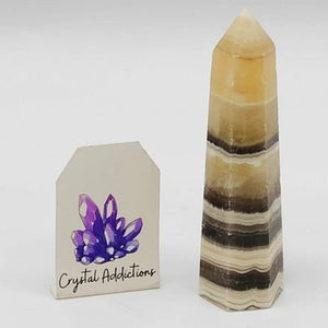 Zebra Calcite Point # 183