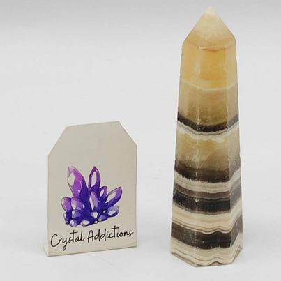 Zebra Calcite Point # 183
