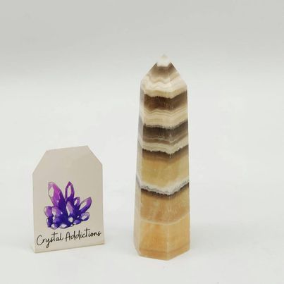 Zebra Calcite Point # 189