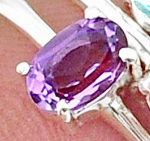 Amethyst Stackable Ring