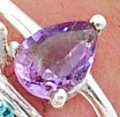 Load image into Gallery viewer, Amethyst Stackable Ring
