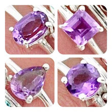 Load image into Gallery viewer, Amethyst Stackable Ring
