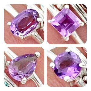 Amethyst Stackable Ring