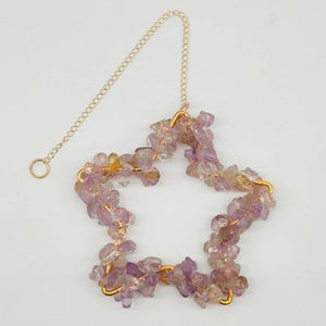 Ametrine Star Chip Hangers