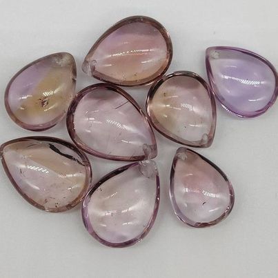 Ametrine Puffy Teardrops