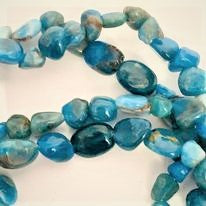 Apatite Polished Pebble Anklet/Bracelet