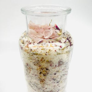 Bath Salts + Crystals - Rose Quartz