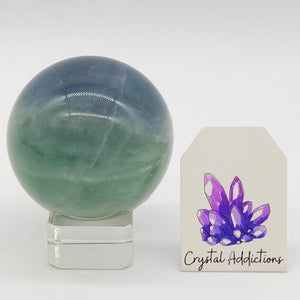 Blue Fluorite Sphere # 131