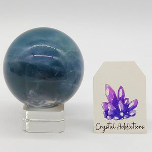 Blue Fluorite Sphere # 144