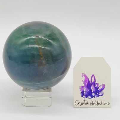 Blue Fluorite Sphere # 87