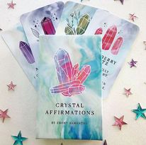 Load image into Gallery viewer, Crystal Affirmations Card Deck
