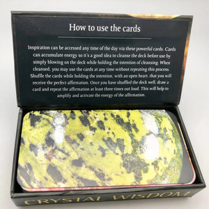 Affirmation Crystal Wisdom Cards