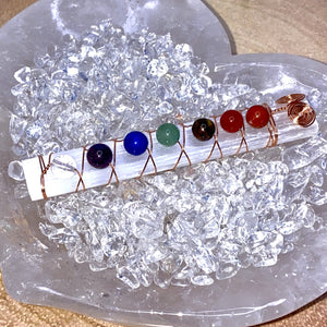 Selenite Chakra Sticks