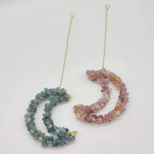 Ametrine Moon Chip Hangers