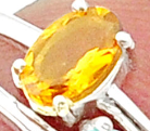 Load image into Gallery viewer, Citrine Stackable Ring
