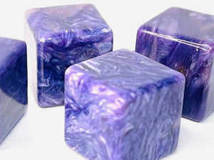 Charoite Polished Cubes