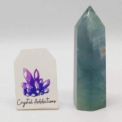 Rainbow Fluorite Point P.I # 192