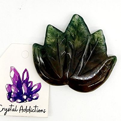 Moss Agate Leaf # 11