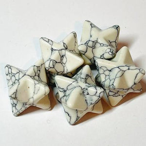 Howlite Merkaba Small