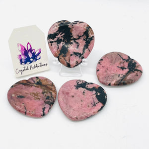 Rhodonite Heart Thumbstone